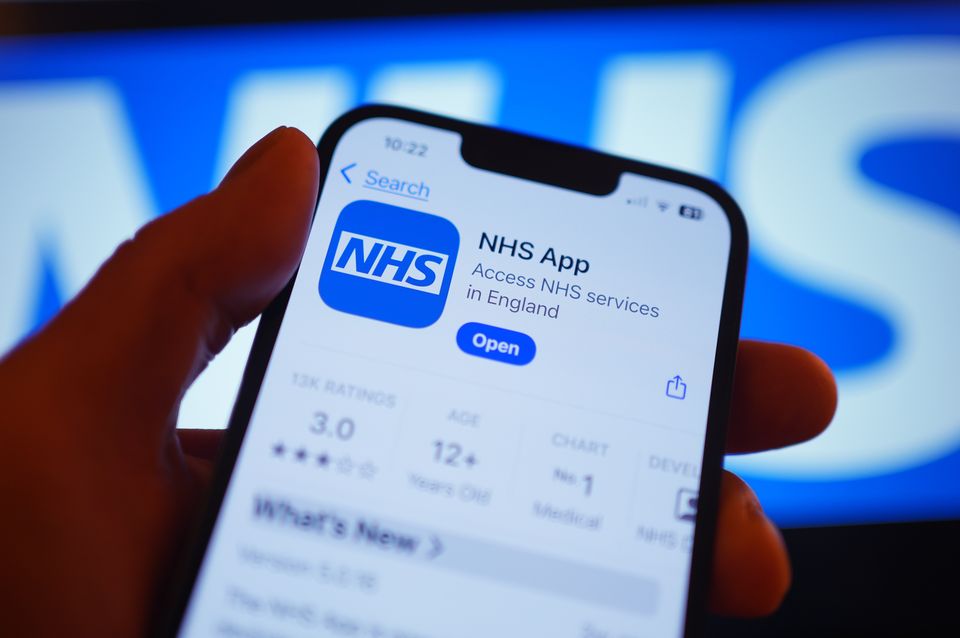 Changes to the NHS app should help reduce waiting lists, the Government said (Yui Mok/PA)