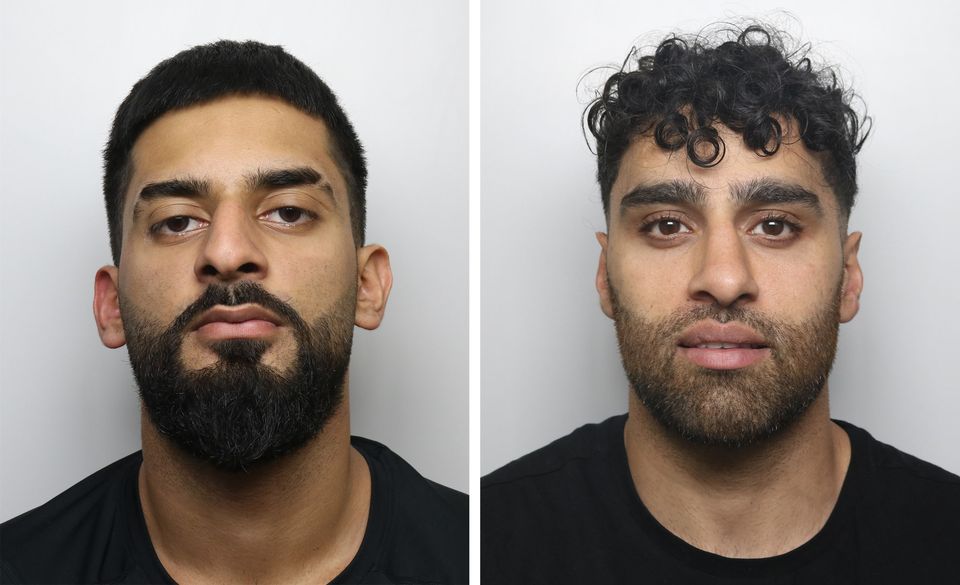 Sameer Ali (left), 21, and Adnan Ghafoor, 31, were jailed at Leeds Crown Court for 20 months and 18 months respectively for an attack on ‘pro-EDL’ protesters after rival demonstrations in the city (West Yorkshire Police/PA)