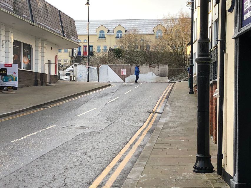 Comber Castle Street hoardings Credit: Councillor Patricia Morgan