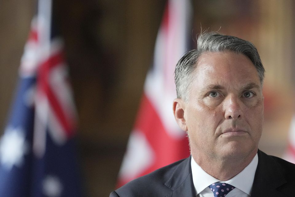 Australian defence minister Richard Marles is visiting London (Kin Cheung/PA)