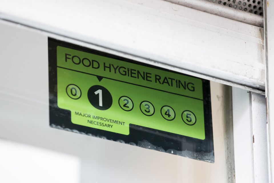 The restaurant was given a rating of one under the Food Hygiene Rating Scheme