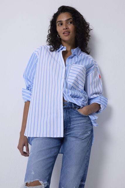 Oversized shirt, £75, Scamp & Dude