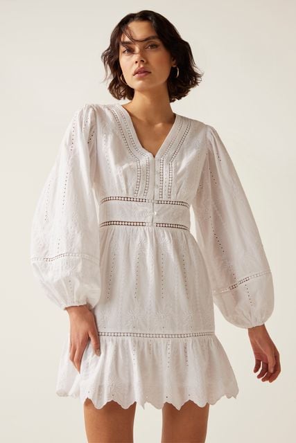 White Broderie Boho Dress, £35, Tu Clothing