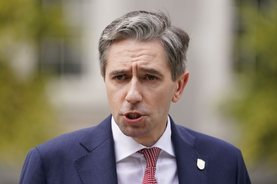 A man was also arrested on Friday in relation to a threat made against Simon Harris’s home (Brian Lawless/PA)