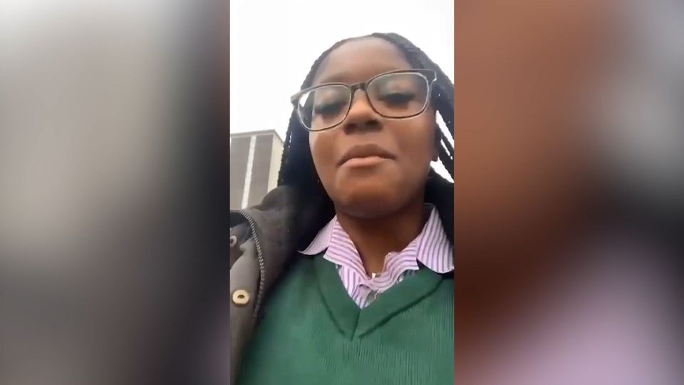 Elianne Andam, 15, recorded a short video on Snapchat moments before she was stabbed (Met Police/PA)