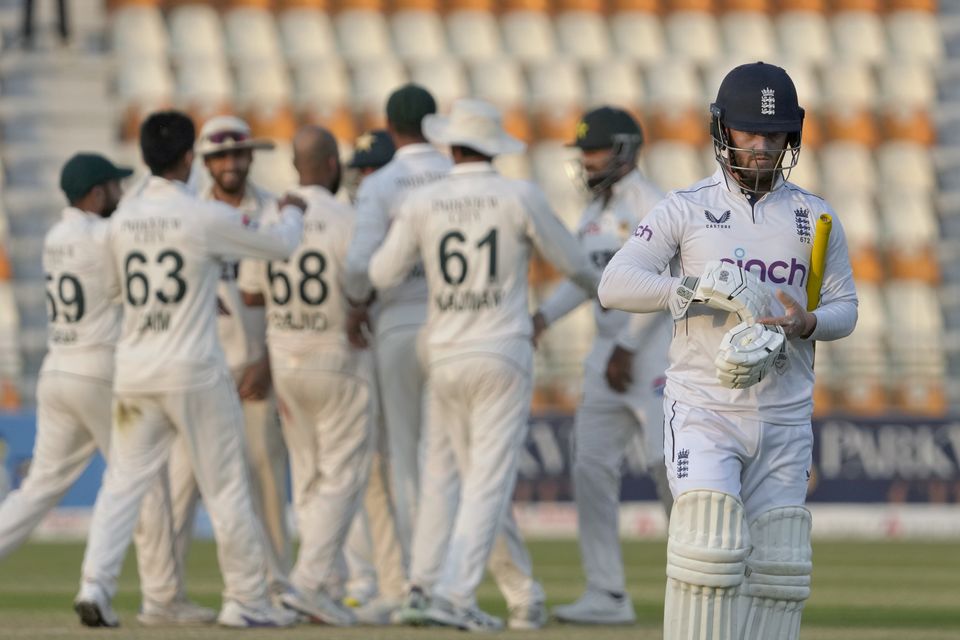 Ben Duckett failed to match his first-innings heroics (K.M. Chaudary/AP)