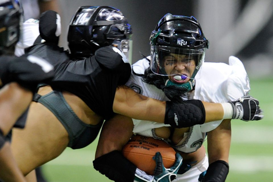 Lingerie Football League's Lingerie Bowl IX at the Orleans Arena February 5, 2012 in Las Vegas, Nevada. Los Angeles won 28-6