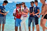 thumbnail: SOUSSE, TUNISIA - JUNE 30:  Holidaymakers lay flowers on Marhaba beach, where 38 people were killed in a terrorist attack last Friday, on June 30, 2015 in Sousse, Tunisia. British police have been deployed to the area as part of one of the biggest counter terror operations since the London bombings on July 7, 2005. (Photo by Jeff J Mitchell/Getty Images)