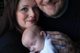 thumbnail: @Press Eye Ltd Northern Ireland- 8th  January  2016
Mandatory Credit -Brian Little/ Presseye

Belfast Telegraph 
Radio Ulster Presenters  Kerry and Ralph  McLean with four-week-old Eve.

Picture by Brian Little/Presseye