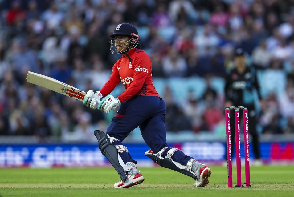 Despite the best efforts of Sophia Dunkley (59), England never got close (Steven Paston/PA)