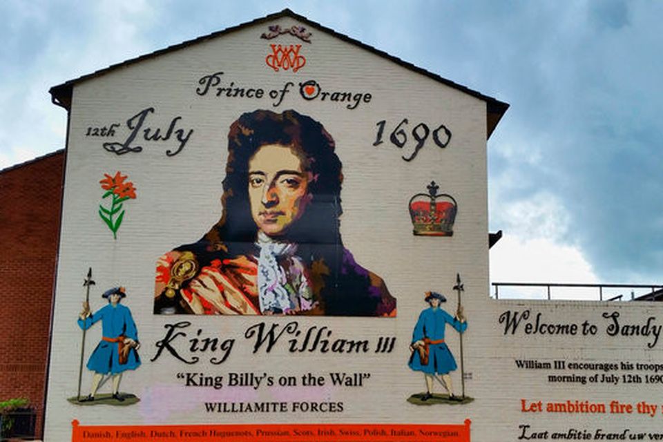 Ross Wilson's William of Orange mural in Sandy Row