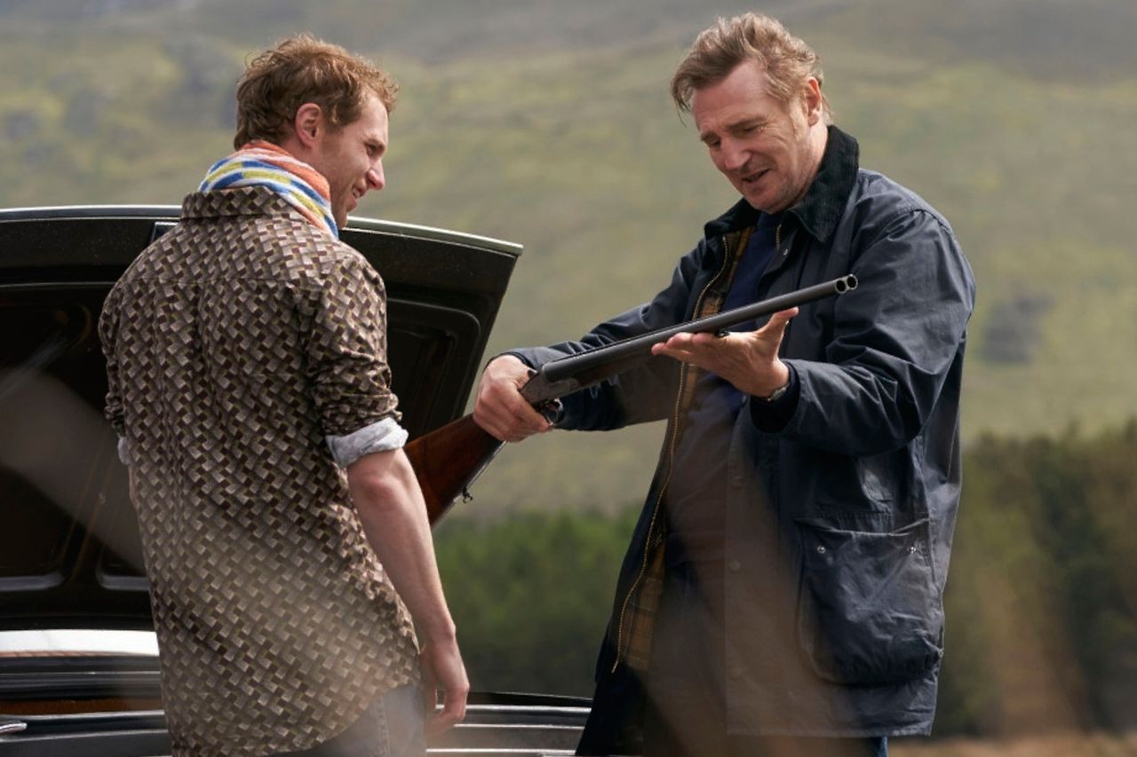 Liam Neeson gave action film tips to Blue Lights’ Desmond Eastwood on ...