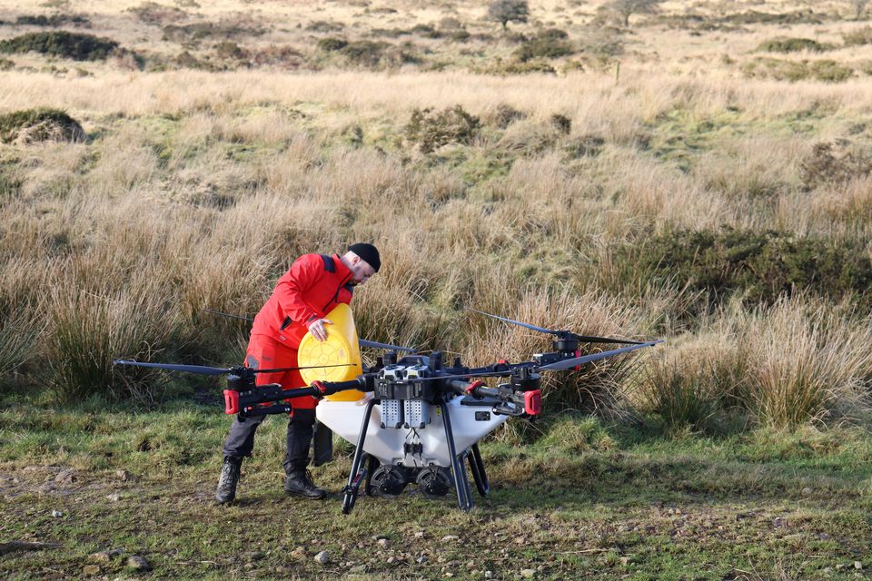 Drones are being used to reach places that are inaccessible to people (HereNowFilms/PA)