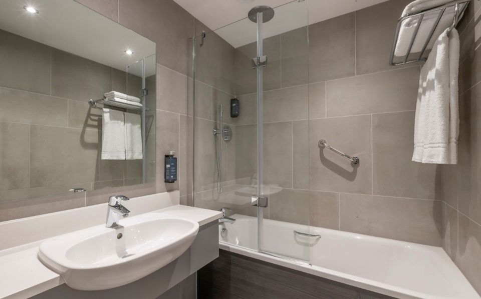 All 107 bedrooms were fitted with new bathrooms as part of the £4 million investment