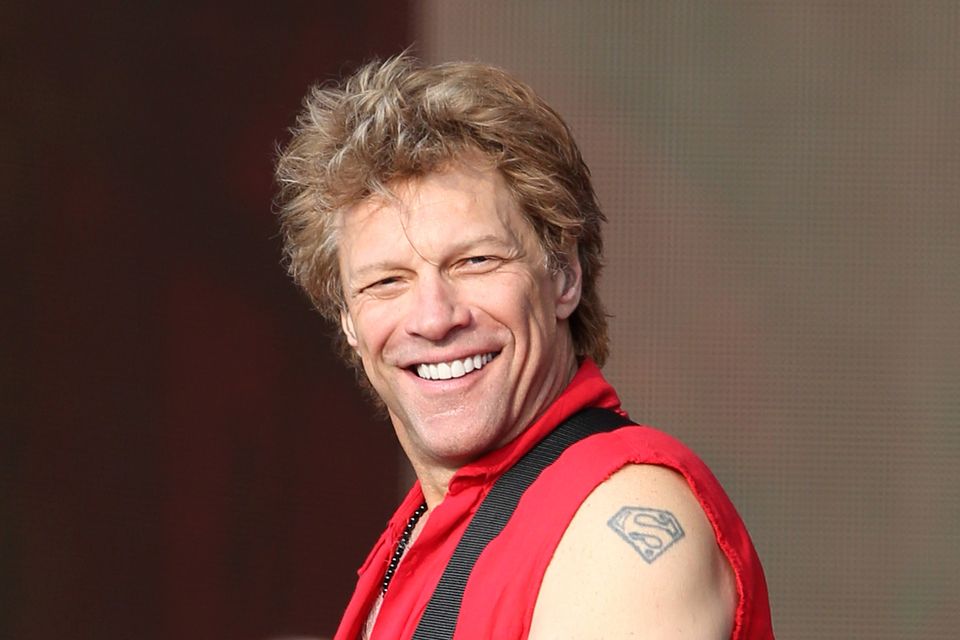 Still rocking: Jon Bon Jovi on stage