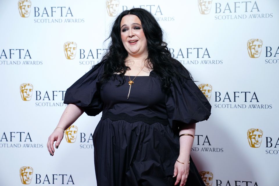 Ashley Storrie arriving at the Bafta Scotland Awards (Jane Barlow/PA)