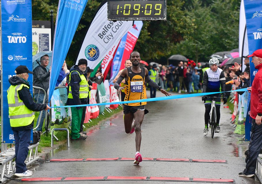 Eskander Turki won the 2023 Belfast Half Marathon