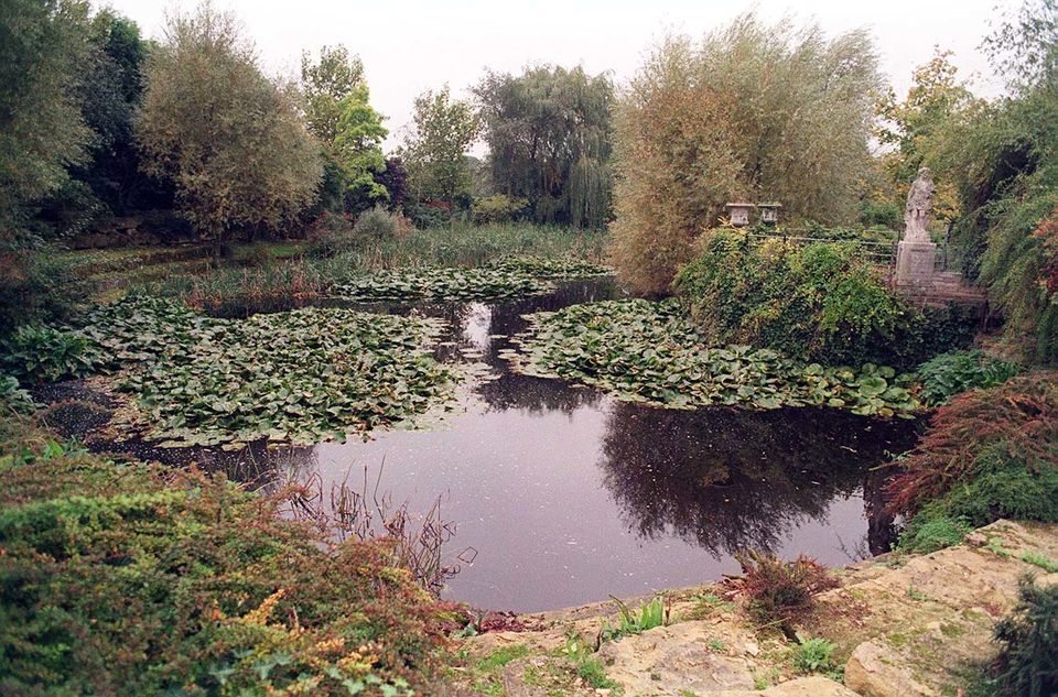 The old mill pond outside the living room of Ray Mill House, which Camilla still uses as a countryside retreat(David Jones/PA)