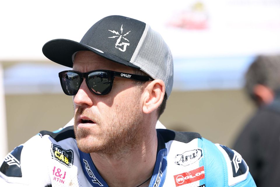 Lee Johnston suffered life-threatening injuries in a crash during qualifying at the 2023 North West 200