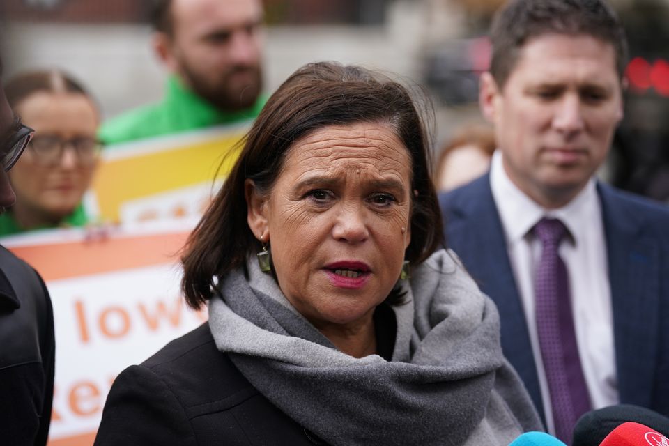 Mary Lou McDonald (Brian Lawless/PA)