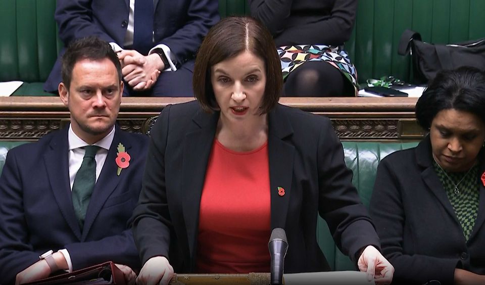 Education Secretary Bridget Phillipson said the move was to help universities facing ‘severe financial challenges’ (House of Commons/UK Parliament/PA)