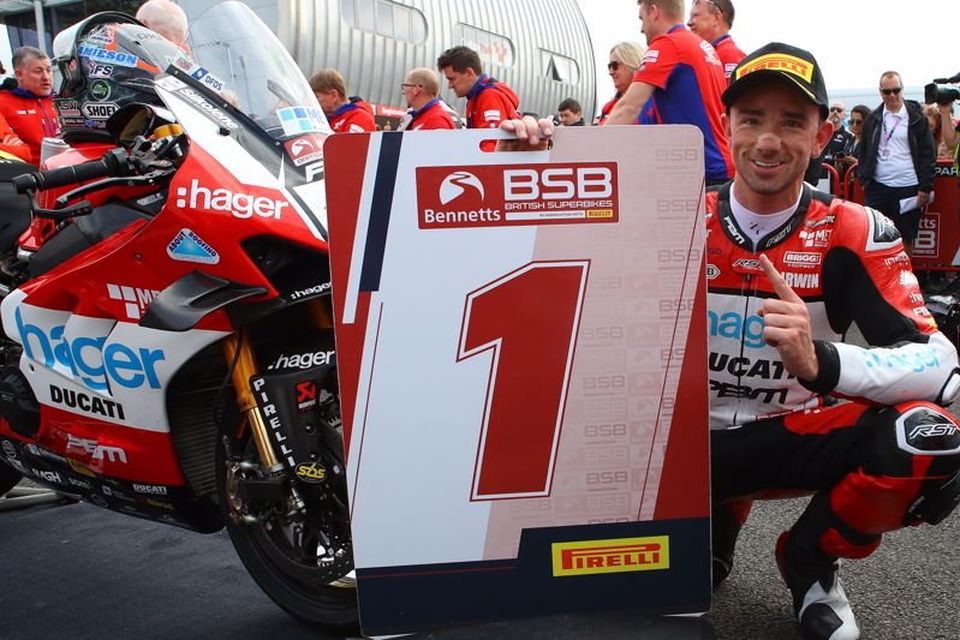 Glenn Irwin claimed a hat-trick of wins at Oulton Park