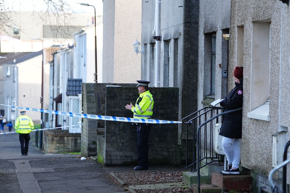 A visible police presence will remain in the area while investigations are carried out (Jane Barlow/PA)