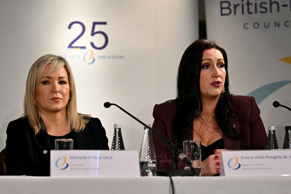 Northern Ireland’s deputy First Minister Emma Little-Pengelly, right, said of the UK Government ‘will they listen to us?’ (Andy Buchanan/PA