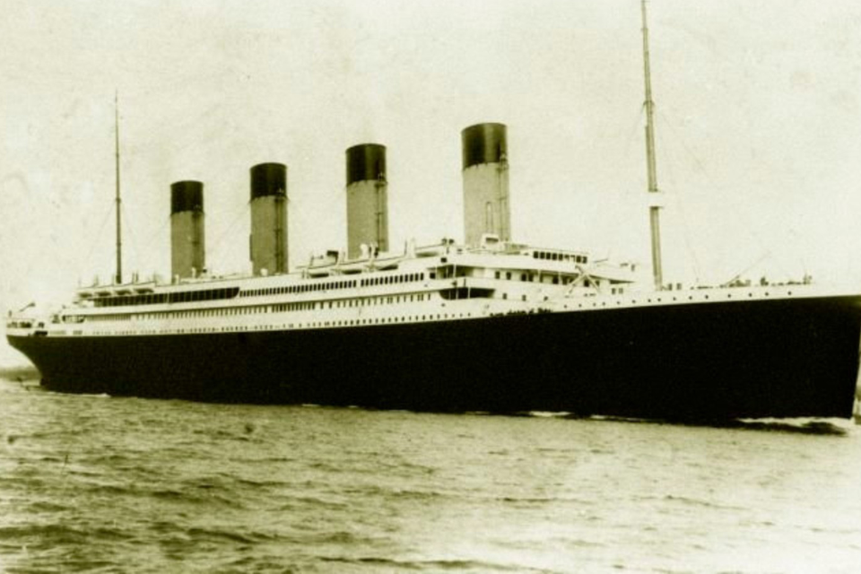 The ill-fated Titanic