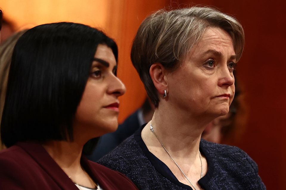 Justice Secretary Shabana Mahmood (left) and Home Secretary Yvette Cooper (Henry Nicholls/PA)