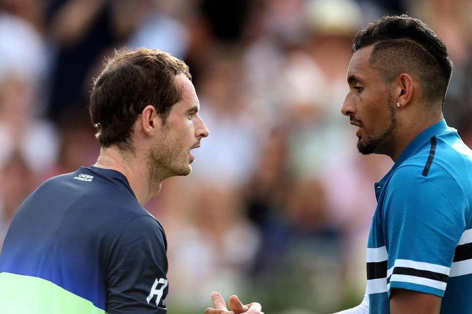 Watch Andy Murray and Nick Kyrgios being best mates on a roller