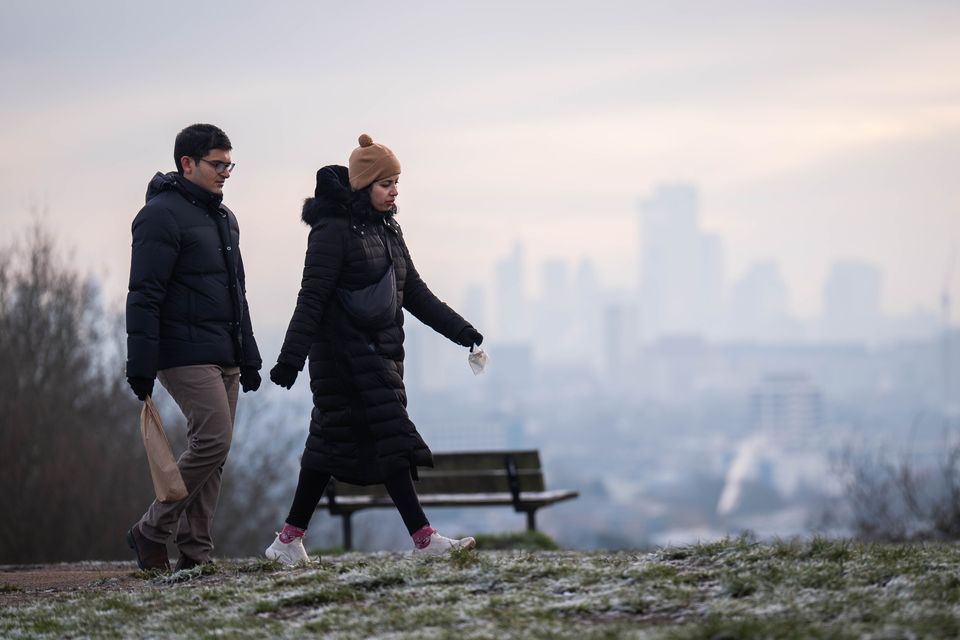 Temperatures will continue to fall over the coming days, with the mercury potentially reaching minus 20C in northern parts of the UK on Friday night (James Manning/PA)