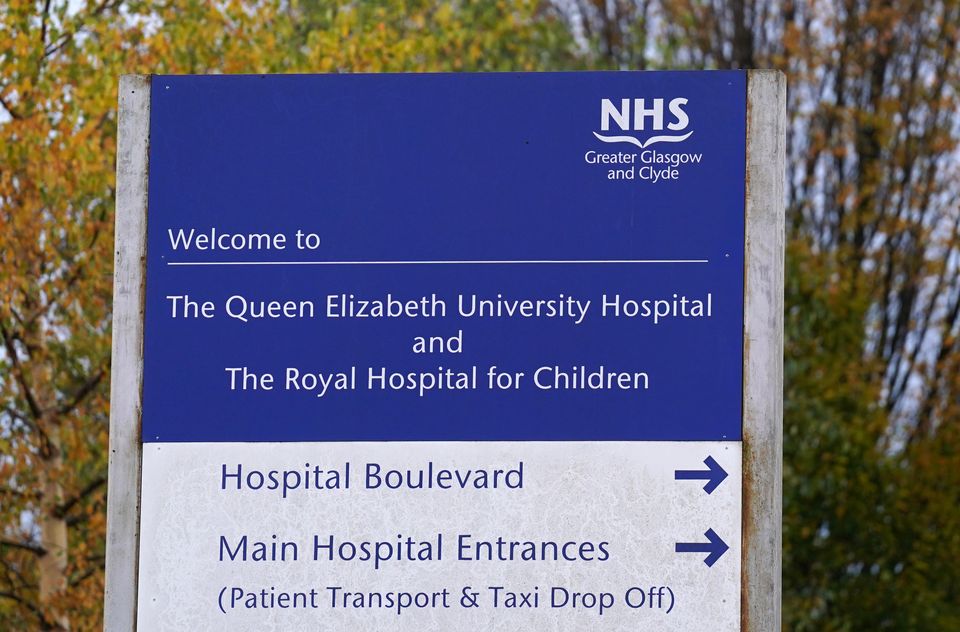 The Queen Elizabeth University Hospital in Glasgow is the current focus of the Scottish Hospitals Inquiry (PA)