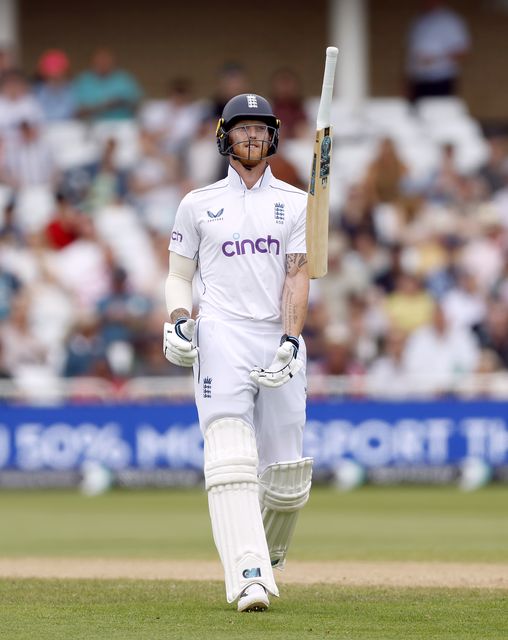 Ben Stokes fell cheaply for just eight (Nigel French).