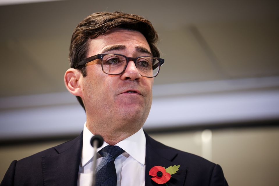 Andy Burnham (James Speakman/PA)