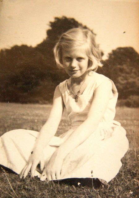 Marianne Faithfull as a young girl
