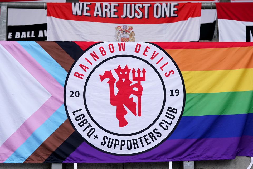 Rainbow Devils is the officially recognised Manchester United LGBTQ+ supporters’ club (Nick Potts/PA)