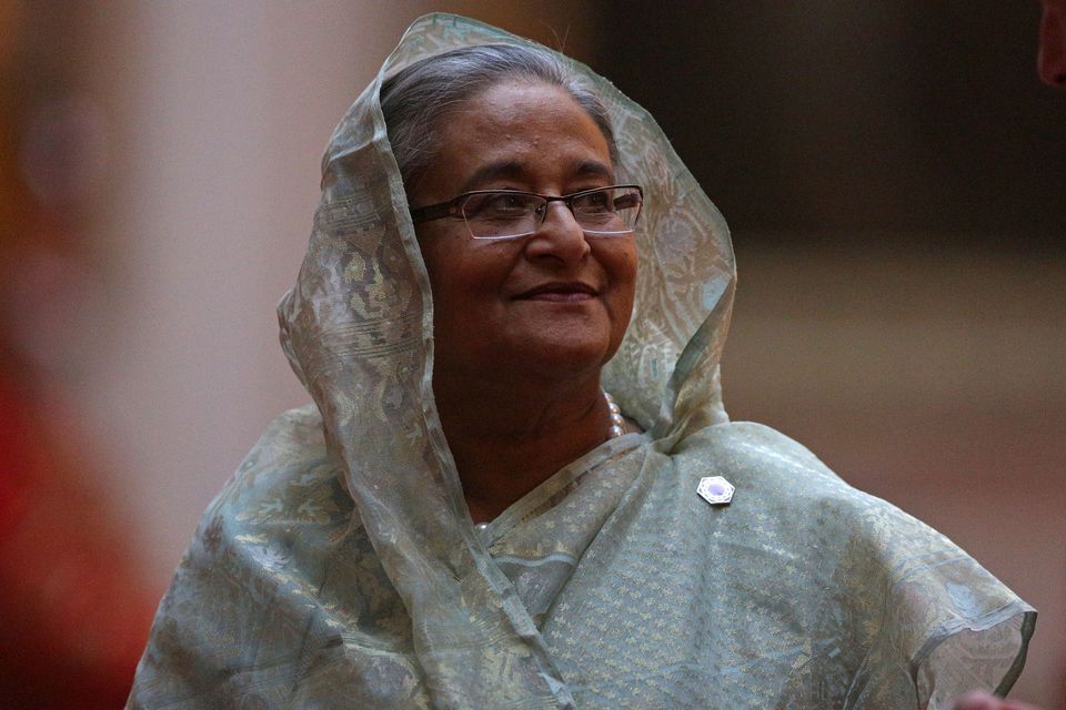 Tulip Siddiq’s aunt is the former Bangladeshi prime minister Sheikh Hasina, pictured, who fled into exile after being deposed last year (Daniel Leal-Olivas/PA)