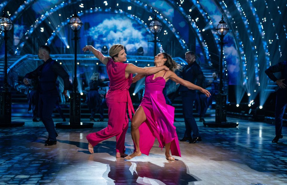 Professional dancers Nikita Kuzmin and Karen Hauer (BBC/PA)