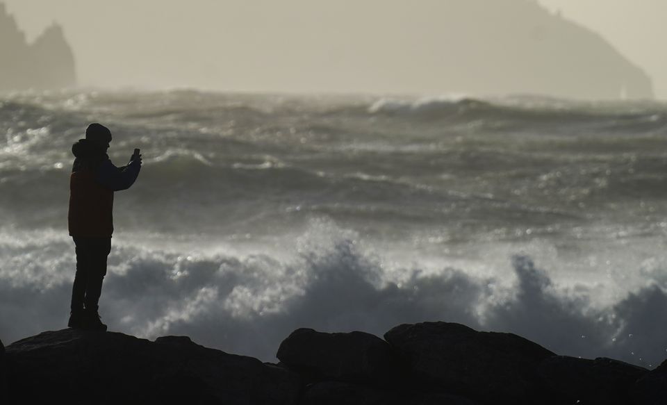 Ireland recorded 1,511 millimetres of rain in 2023 (Niall Carson/PA)