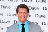 thumbnail: David Hasselhoff attending a press screening of Hoff The Record in London, as the show won an International Emmy