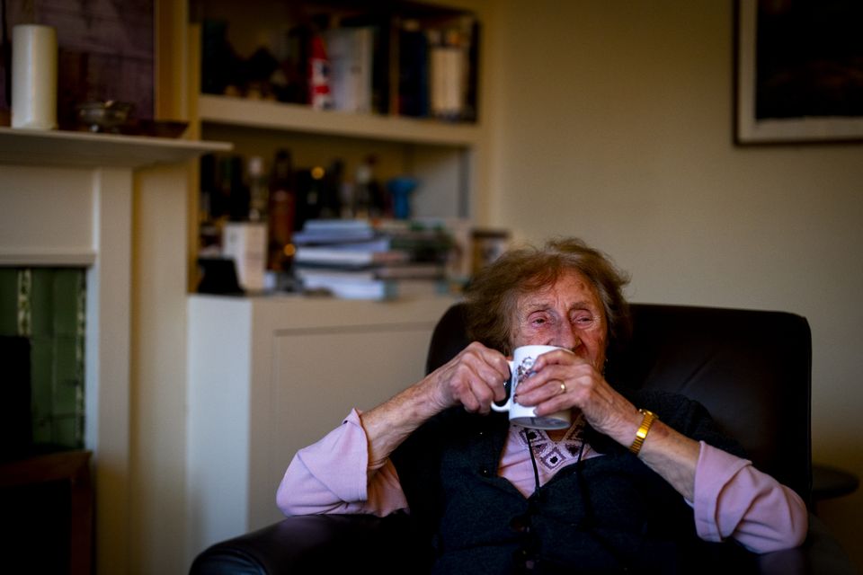 Ms Pollack was forced on a death march to Bergen-Belsen concentration camp (Jordan Pettitt/PA)