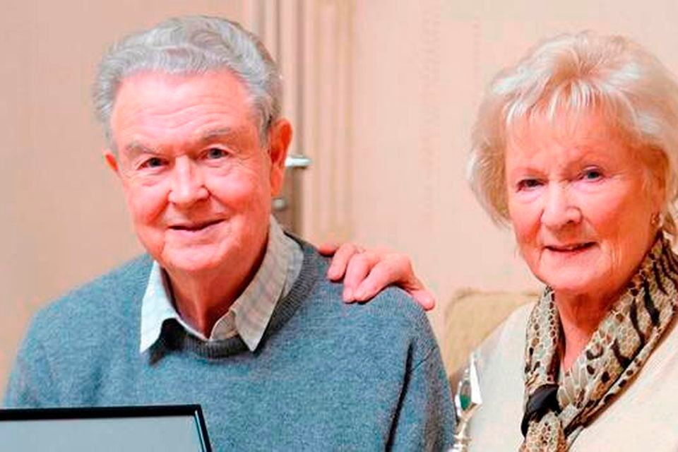NI manager Michael O'Neill's father Des and his wife Patricia, who died in 2017