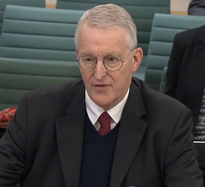 Northern Ireland Secretary Hilary Benn giving evidence to the Northern Ireland Affairs Committee at the House of Commons (UK Parliament/PA)