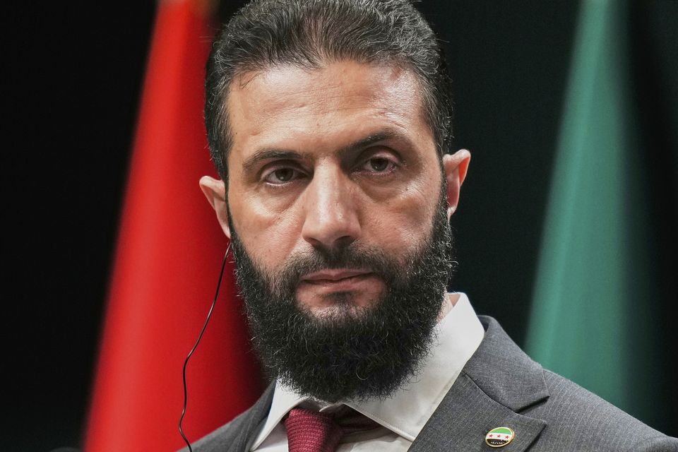 Former HTS leader Ahmad al-Sharaa is now the country’s interim president (Francisco Seco/AP)