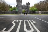 thumbnail: Tight security at the gates of Ashford Castle in Cong Co Mayo ahead of the Rory McIlroy wedding to Erica Stoll this weekend.
