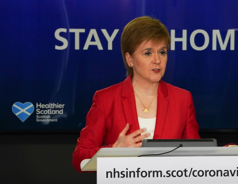 Nicola Sturgeon led frequent briefings during the coronavirus pandemic (Scottish Government/PA)