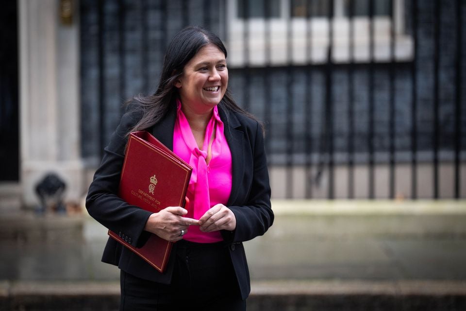 Culture Secretary Lisa Nandy leaves Downing Street, London, after a Cabinet meeting (James Manning/PA)