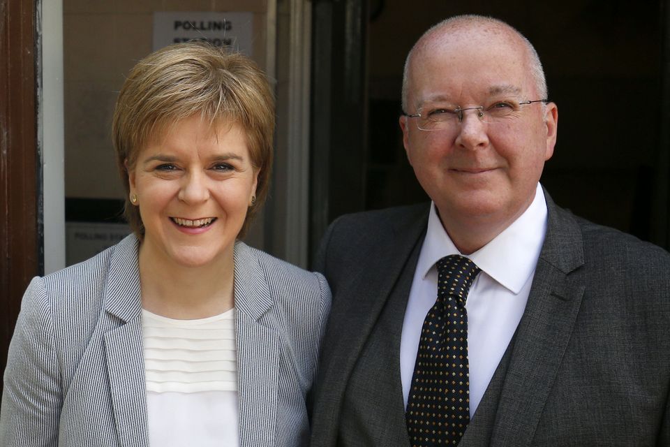 Nicola Sturgeon and Peter Murrell have dominated the SNP – but now Ms Sturgeon is stepping down as party leader and Scottish Minister, while her husband has quit his role as SNP chief executive (Jane Barlow/PA)