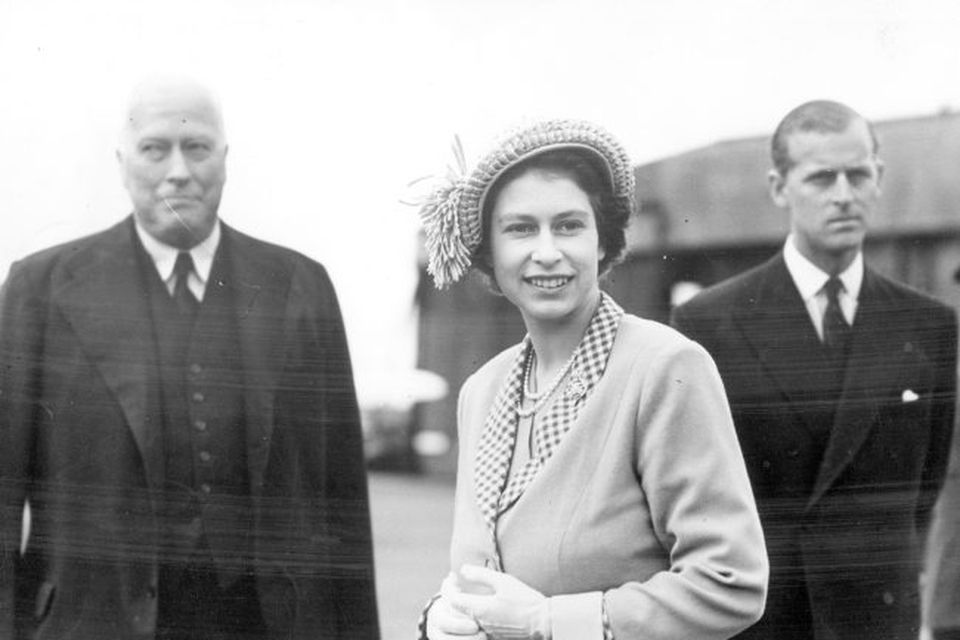 NI visit 1949.  The young Princess Elizabeth visits Northern Ireland.